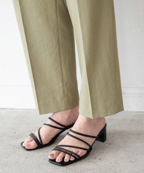 yuw（ユウ）の「ドライオックステーパードパンツ　953006（その他パンツ・レディース・ピンク/グリーン/ベージュ/ブラック/ライトグリーン/チャコールグレー・LARGE/MEDIUM）」の15枚目の写真