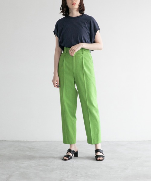 yuw（ユウ）の「ドライオックステーパードパンツ　953006（その他パンツ・レディース・ピンク/グリーン/ベージュ/ブラック/ライトグリーン/チャコールグレー・LARGE/MEDIUM）」の17枚目の写真