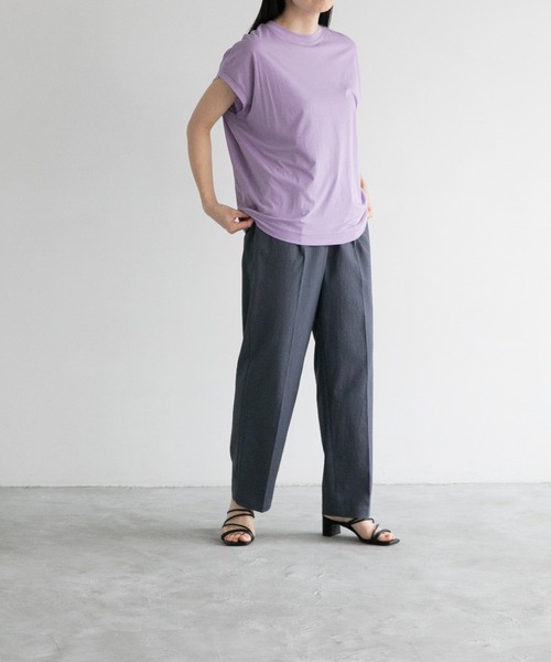 yuw（ユウ）の「ドライオックステーパードパンツ　953006（その他パンツ・レディース・ピンク/グリーン/ベージュ/ブラック/ライトグリーン/チャコールグレー・LARGE/MEDIUM）」の19枚目の写真