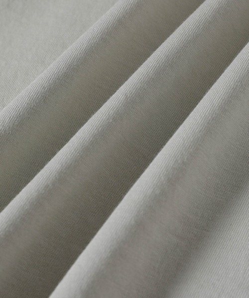 MADEMOISELLE ROPE'(マドモアゼル ロペ)の「<春まで使える>【前後2WAY】フリルネックカットソー(Tシャツ/カットソー・レディース・ホワイト/ライトグリーン/スミクロ・38)」の9枚目の写真