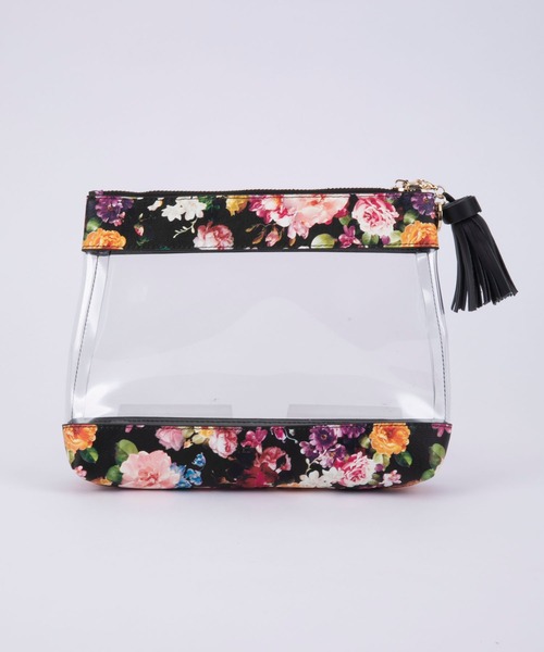 iphoria（アイフォリア）の「【IPHORIA アイフォリア】 ビニールバッグ ポーチ Inflight Bag Collection（クラッチバッグ・レディース・ブラック/ピンク/シルバー/マルチ・ONE SIZE）」の7枚目の写真