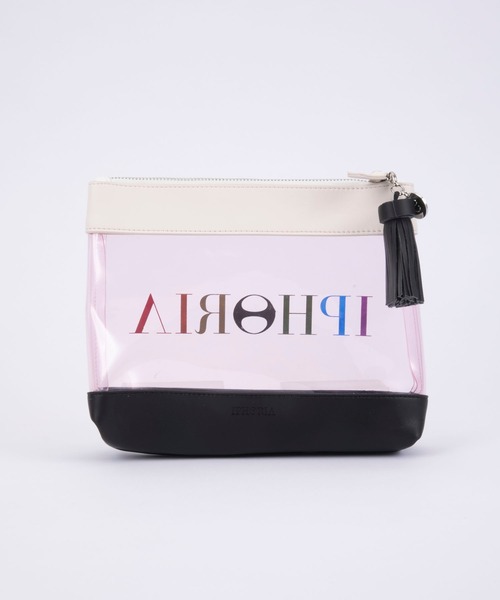 iphoria（アイフォリア）の「【IPHORIA アイフォリア】 ビニールバッグ ポーチ Inflight Bag Collection（クラッチバッグ・レディース・ブラック/ピンク/シルバー/マルチ・ONE SIZE）」の12枚目の写真