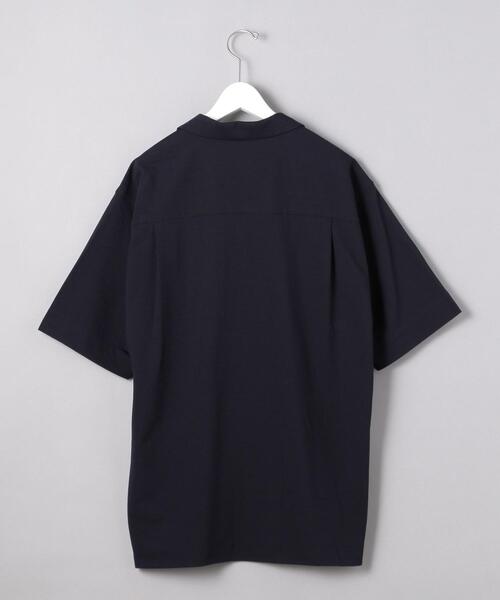 UNITED ARROWS（ユナイテッドアローズ）の「＜UNITED ARROWS ＞ ニット サッカー オープンカラー シャツ（シャツ/ブラウス・メンズ・ネイビー/ナチュラル/コバルトブルー・SMALL/LARGE/X-LARGE/MEDIUM）」の17枚目の写真