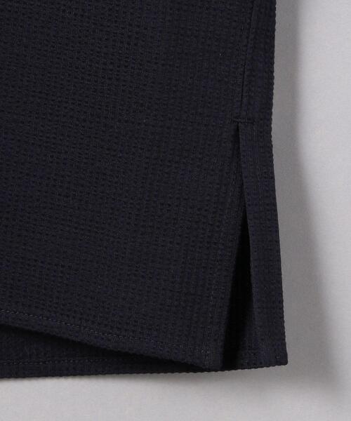 UNITED ARROWS（ユナイテッドアローズ）の「＜UNITED ARROWS ＞ ニット サッカー オープンカラー シャツ（シャツ/ブラウス・メンズ・ネイビー/ナチュラル/コバルトブルー・SMALL/LARGE/X-LARGE/MEDIUM）」の22枚目の写真