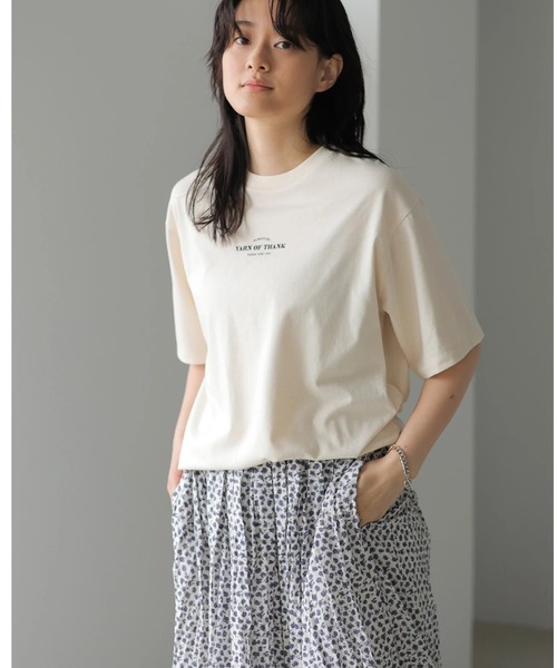 AMERICAN HOLIC（アメリカンホリック）の「ロゴカットプルオーバー2（Tシャツ/カットソー・レディース・オフホワイト/アイボリー・L/M）」の2枚目の写真
