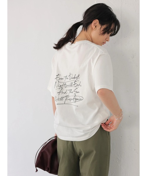 AMERICAN HOLIC（アメリカンホリック）の「ロゴカットプルオーバー2（Tシャツ/カットソー・レディース・オフホワイト/アイボリー・L/M）」の4枚目の写真