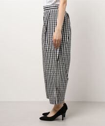 グランママドーター　【美品・洗える】ギンガムチェックイージーサルエル パンツ GRANDMA MAMA DAUGHTER（グランマママドーター）の「∴【GRANDMA