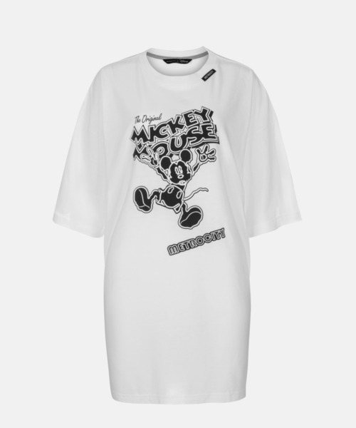 ディズニー Tシャツ セール トップス カットソー Tシャツ ミッキーマウス コラボレーション企画 Ct43 Tシャツ カットソー Metrocity メトロシティ のファッション