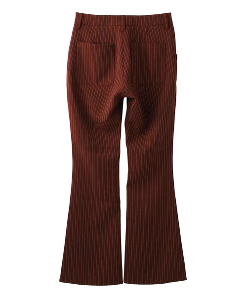 X-girl（エックスガール）の「STRIPED FLARE PANTS（その他