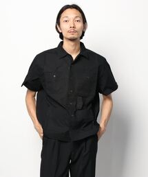 POLeR OUTDOOR STUFF | POLeR OUTDOOR STUFF/ポーラーアウトドアスタッフ　COTTON LIP KEROUAC OPEN COLLAR SHIRT(シャツ/ブラウス)