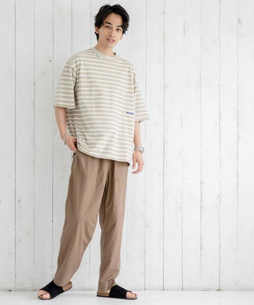 coen(コーエン)の「メンアサベイカーイージーパンツ(その他パンツ・メンズ・ブラック/ベージュ・X-LARGE/LARGE/MEDIUM/SMALL)」の9枚目の写真