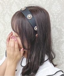 apres jour | 【apres jour×ARIAZ】ビジューカチューシャ(カチューシャ)