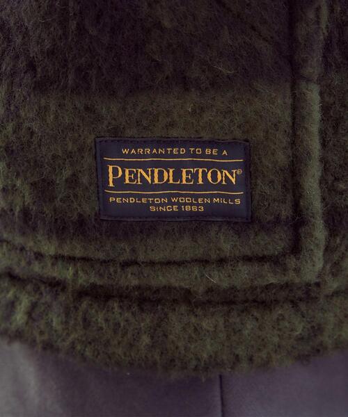PENDLETON(ペンドルトン)の「【別注】<PENDLETON×green label relaxing>チェック柄 コーチ ジャケット(その他アウター・メンズ・オリーブ・S/L/M)」の4枚目の写真