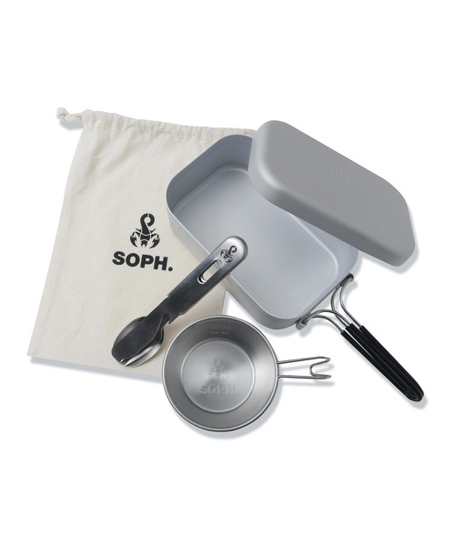 SOPHNET. COOKER SET シルバー 調理器具 セット アウトドア SOPHNET.（ソフネット）の「COOKER SET（アウトドアグッズ