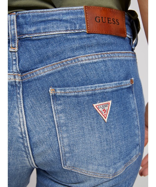 Guess（ゲス）の「SEXY STRAIGHT Denim Pants（デニムパンツ・レディース・インディゴブルー・24inch/25inch/26inch/27inch/28inch）」の5枚目の写真