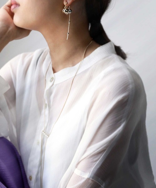 antiqua(アンティカ)の「メタルボールピアス(ピアス(両耳用)・レディース・シルバー/ゴールド・FREE)」の7枚目の写真