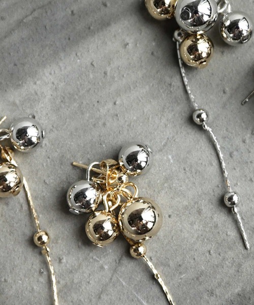 antiqua(アンティカ)の「メタルボールピアス(ピアス(両耳用)・レディース・シルバー/ゴールド・FREE)」の13枚目の写真