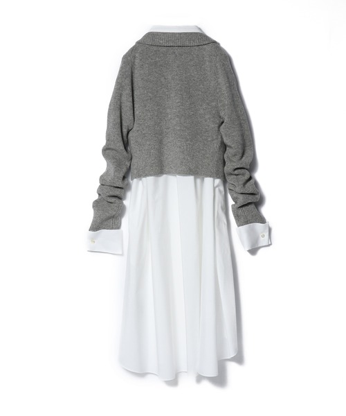 Sacai(サカイ)の「SACAI / ニットコンビワンピース(ワンピース・レディース・ホワイト/ブラック・1)」の3枚目の写真