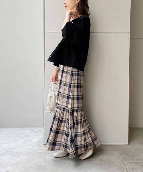 CAPRICIEUX LE'MAGE（カプリシューレマージュ）の「チェックギャザー