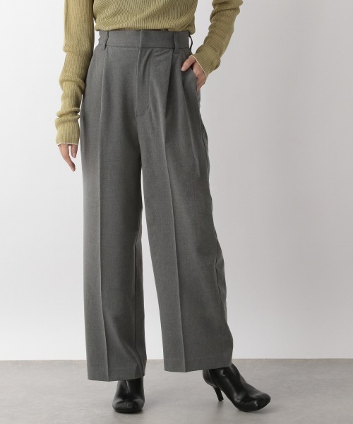 LOWRYS FARM（ローリーズファーム）の「ＴＲセミワイドパンツ　214875（その他パンツ・レディース・ベージュ/グレー/グレー系その他・LARGE/MEDIUM）」の2枚目の写真