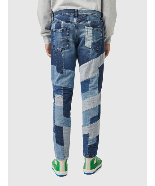 DIESEL(ディーゼル)の「DIESEL FW21 メンズ デニム スリム パッチワーク サステナブル(デニムパンツ・メンズ・ブルー・28inch/30inch/34inch/32inch/36inch/26inch)」の10枚目の写真