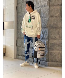 DIESEL | DIESEL FW21 メンズ デニム スリム パッチワーク サステナブル(デニムパンツ)