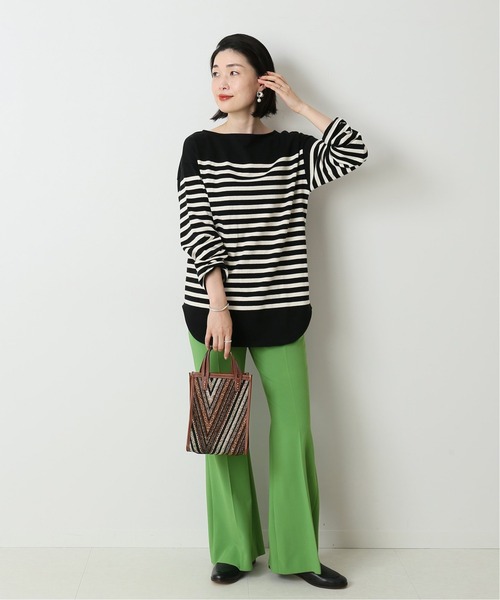 journal standard L'essage（ジャーナルスタンダードレサージュ）の「16/2ボーダープルオーバー◆（Tシャツ/カットソー・レディース・ホワイト/ブラック・FREE）」の16枚目の写真