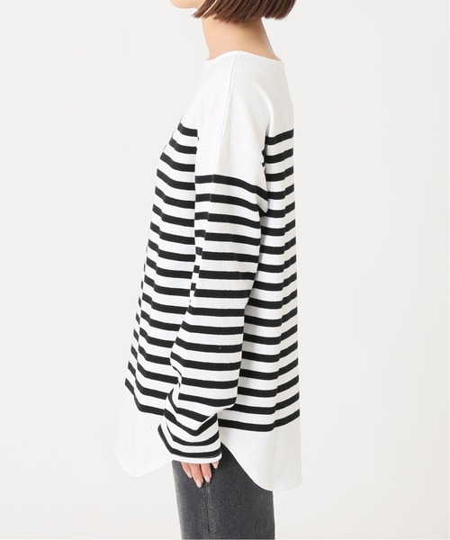 journal standard L'essage（ジャーナルスタンダードレサージュ）の「16/2ボーダープルオーバー◆（Tシャツ/カットソー・レディース・ホワイト/ブラック・FREE）」の11枚目の写真