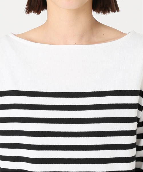 journal standard L'essage（ジャーナルスタンダードレサージュ）の「16/2ボーダープルオーバー◆（Tシャツ/カットソー・レディース・ホワイト/ブラック・FREE）」の18枚目の写真