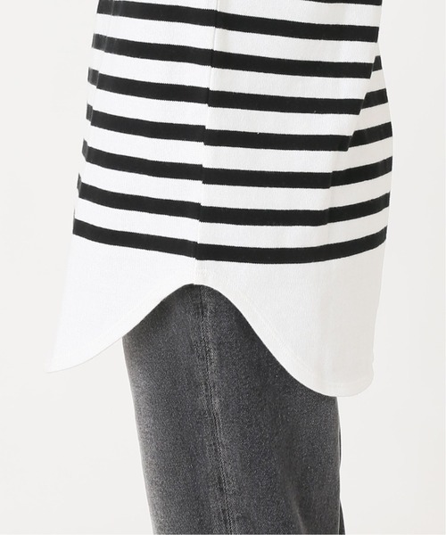 journal standard L'essage（ジャーナルスタンダードレサージュ）の「16/2ボーダープルオーバー◆（Tシャツ/カットソー・レディース・ホワイト/ブラック・FREE）」の15枚目の写真