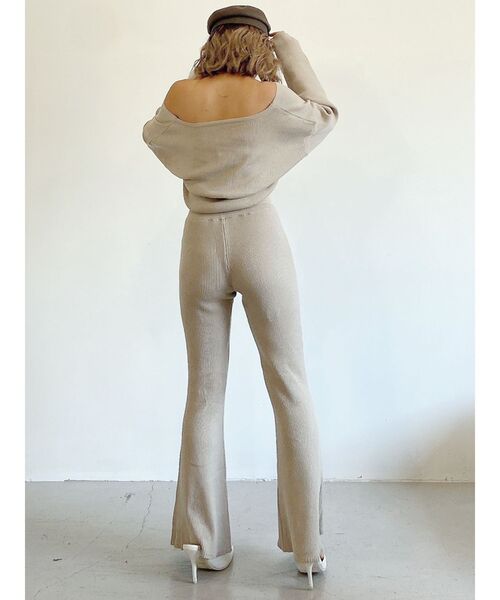 GYDA（ジェイダ）の「【セットアップ】リブフレアニットパンツ（その他パンツ・レディース・ブラック/ピンク/アイボリー・FREE）」の20枚目の写真