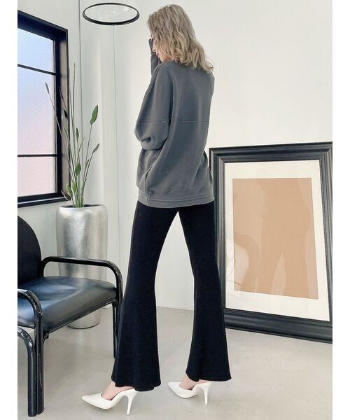 GYDA（ジェイダ）の「【セットアップ】リブフレアニットパンツ（その他パンツ・レディース・ブラック/ピンク/アイボリー・FREE）」の21枚目の写真