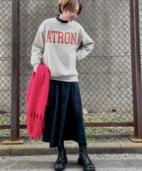 FREAK'S STORE（フリークスストア）の「eblouna/エブロ―ナ レースアッププラットフォームブーツ(トラックソールブーツ)（ブーツ・レディース・ブラック・38/37/36）」の16枚目の写真