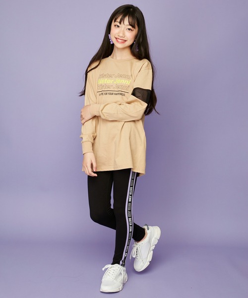 SISTER JENNI（SISTER JENNI）の「フラッグチェックテープスニーカー（スニーカー・キッズ・ベージュ/ブラック/オフホワイト・24cm/21cm/22cm/23cm/20cm）」の12枚目の写真