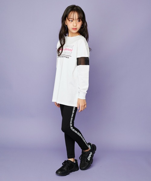 SISTER JENNI（SISTER JENNI）の「フラッグチェックテープスニーカー（スニーカー・キッズ・ベージュ/ブラック/オフホワイト・24cm/21cm/22cm/23cm/20cm）」の9枚目の写真