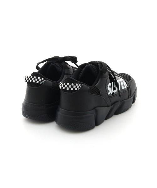 SISTER JENNI（SISTER JENNI）の「フラッグチェックテープスニーカー（スニーカー・キッズ・ベージュ/ブラック/オフホワイト・24cm/21cm/22cm/23cm/20cm）」の10枚目の写真