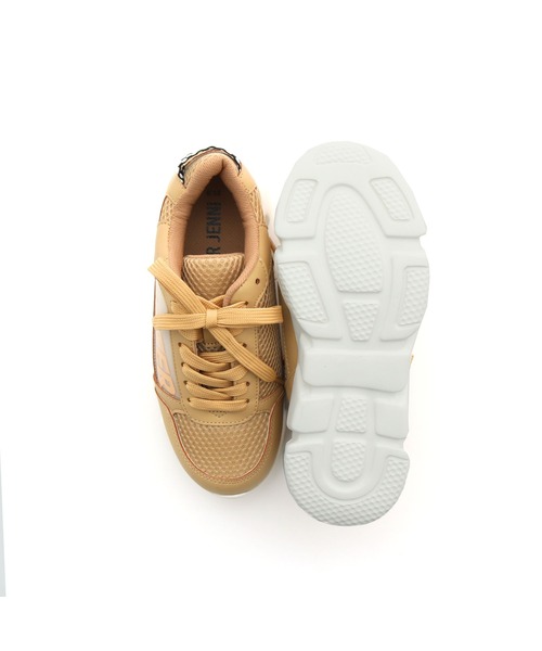 SISTER JENNI（SISTER JENNI）の「フラッグチェックテープスニーカー（スニーカー・キッズ・ベージュ/ブラック/オフホワイト・24cm/21cm/22cm/23cm/20cm）」の8枚目の写真