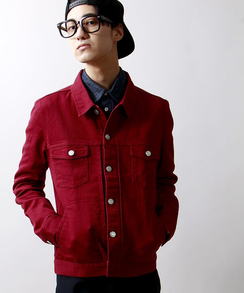 Wego ウィゴー の Wego ストレッチカラーgジャン デニムジャケット Wear