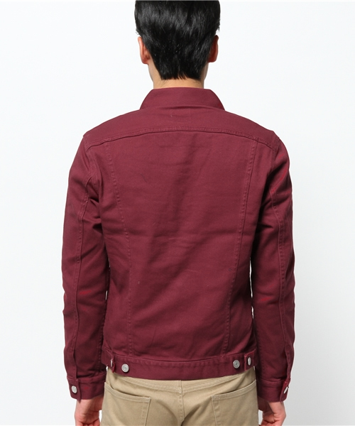 WEGO（ウィゴー）の「WEGO/ストレッチカラーGジャン（デニムジャケット・メンズ・ブラック/ロイヤルブルー/ワイン・LARGE/MEDIUM）」の18枚目の写真