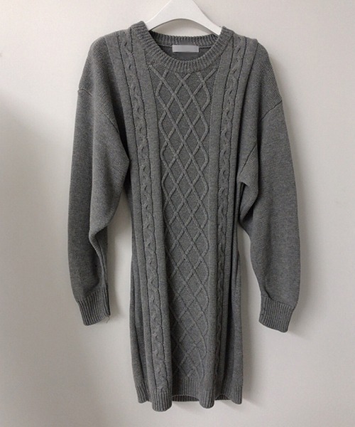 a lot of love（ア ロット オブ ラブ）の「バックオープン　ドロップショルダー　ミニ丈ワンピース　ama（ワンピース・レディース・オフホワイト/ブラック/グレー・FREE）」の11枚目の写真