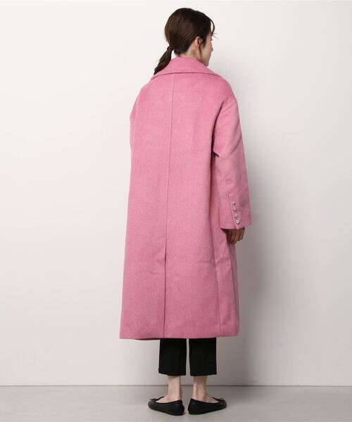 BAPY BY A BATHING APE(ベイピーバイアベイシングエイプ)の「BAPY/オーバーコート(チェスターコート・レディース・ピンク・SMALL/X-SMALL)」の3枚目の写真