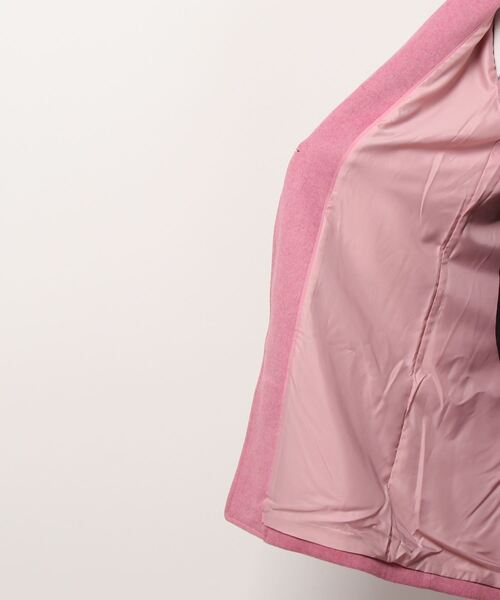 BAPY BY A BATHING APE(ベイピーバイアベイシングエイプ)の「BAPY/オーバーコート(チェスターコート・レディース・ピンク・SMALL/X-SMALL)」の2枚目の写真