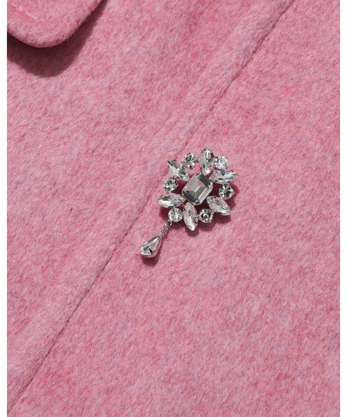 BAPY BY A BATHING APE(ベイピーバイアベイシングエイプ)の「BAPY/オーバーコート(チェスターコート・レディース・ピンク・SMALL/X-SMALL)」の6枚目の写真