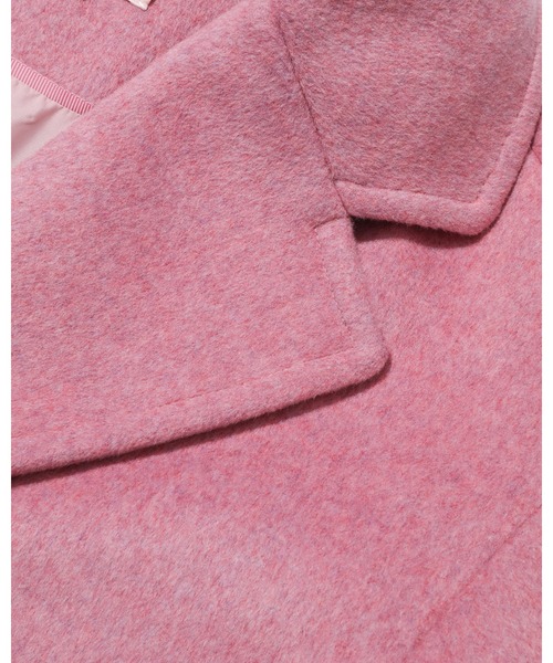 BAPY BY A BATHING APE(ベイピーバイアベイシングエイプ)の「BAPY/オーバーコート(チェスターコート・レディース・ピンク・SMALL/X-SMALL)」の5枚目の写真