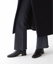 LE TALON | GRISE 3cmスクエアソフトフィットショートブーツ◆(ブーツ)