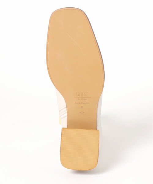 LE TALON（ルタロン）の「GRISE 3cmスクエアソフトフィットショートブーツ◆（ブーツ・レディース・アイボリー/ブラック系その他/ブラウン系その他・SMALL/MEDIUM/LARGE/X-LARGE/X-SMALL）」の22枚目の写真