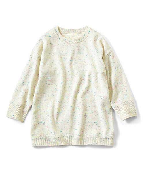 シロップ.(シロップ.)の「つぶつぶネップヤーン 七分袖ニットトップス(ニット/セーター・レディース・レッド系その他/クリーム・SMALL/MEDIUM/LARGE/X-LARGE/XX-LARGE)」の9枚目の写真