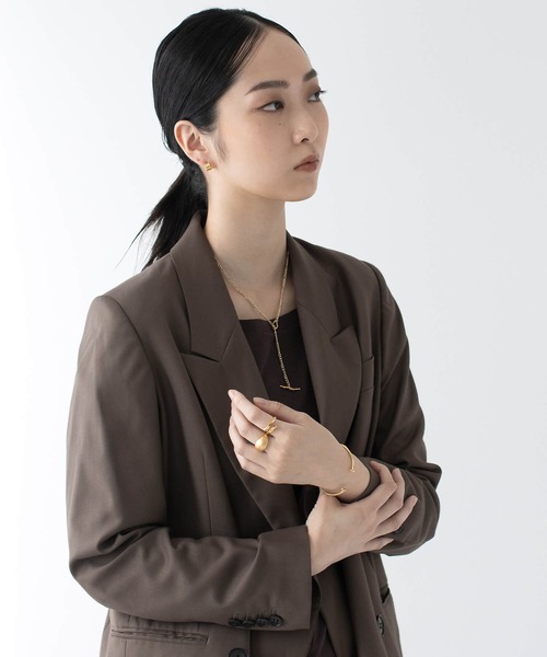 JUICY ROCK（ジューシーロック）の「CYCRO/GP(SV925) Tバーメルトバングル（バングル/リストバンド・レディース・ゴールド・ONE SIZE）」の7枚目の写真