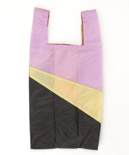 SUSAN BIJL（スーザンベル）の「SUSAN BIJL for HAY SIXCOLOURBAG スーザンベル フォー ヘイ シックルカラー エコバッグ M（エコバッグ/サブバッグ・レディース・マルチ/ブラウン系その他/ピンク系その他/ピンク×イエロー・FREE）」の6枚目の写真