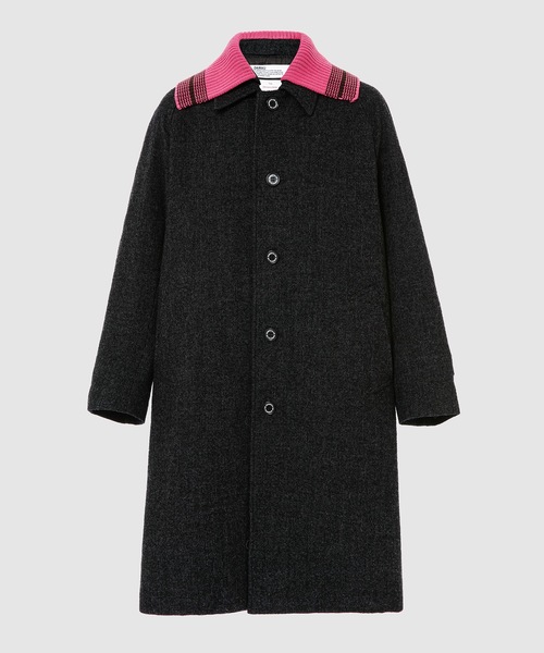 ジャケット・アウター DAIRIKU Rib Collar Tweed Raglan Coat DAIRIKU Rib Collar Tweed Raglan Coat